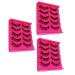 Beatifufu 15 Pairs Fake Eyelashes False Eyelashes Bulk Eyelashes Bottom Lashes False Lashes Eyelashes Extension Supplies Fake Lashes Makeup Lash Transparent Stalk Handmade Hair
