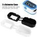 Oximeter Case Storage Protector Travel Blood Oxygen Silicone Home Cover Monitor Protection for 2Pcs Holder Case Symbol Signs (Black and White 6-8 37-41) - Buy Online on GoSupps.com