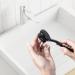 3 Pcs Large Handle Face Scrubber with Charcoal Black Bristles - Gentle Deep Cleansing and Exfoliating - Buy Online on GoSupps.com