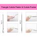 Nail Soaking Bowl Set with Handle Grip, Brush, Cuticle Peeler, Cuticle Pusher - Fingernail & Toenail Care Kit (2PCS) - Buy Online on GoSupps.com