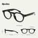 Opulize Rio Reading Glasses with Blue Light Filter - Unisex Flattened Frame Spring Hinges - B53-1 +1.00 Magnification - Glossy Black - International Shipping - Buy Online on GoSupps.com