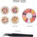 NICENEEDED Nail Fruit Slices Set - 5 Boxes Cute Fruit Decorations with Tweezers for Women DIY Nail Art - Buy Online on GoSupps.com