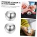 Homsfou Stainless Steel Handballs - Stress Relief & Massage Toys - Handmade Metal Sports Balls for Kids & Adults - Buy Online on GoSupps.com