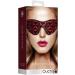 Ouch! by Shots - Luxury Vinyl Eye Mask with Elastic Straps - Burgundy - Buy Online on GoSupps.com
