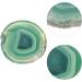 minkissy 1 Piece Natural Agate Round Manicure Color Palette Safe Durable Nail Art Mixing Board For Professional Home Use For Color Blending Makeup 75x7cm Vegetable - Buy Online on GoSupps.com