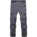 MOERDENG Men's Quick-Dry Stretch Hiking Cargo Work Pants - Dark Grey02 Large - Buy Online on GoSupps.com