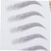  Mipcase Mipcase Artificial Eyebrow Hair Transfer Stickers Safe Eyebrow Stencils - Buy Online on GoSupps.com