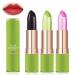 3PCS Aloe Vera Color Changing Lipstick Set - Moisturizing Long Lasting Lip Balm Magic Temperature Activated Lip Tint
