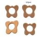 Arakierst 10pcs Cartoon Wood Butterfly Teether - Natural Beech Wooden Handmade DIY Jewelry Pendant - Buy Online on GoSupps.com