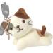 Shop Kawaii Cat Plush Key Pendant - Cute Cartoon Mini Cat Figure Toy | Soft Plush Decorative Accessory - Buy Online on GoSupps.com