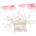 Ipetboom Bridal Headpiece Barrettes for Women Pearls Flower Hair Pearl Hair Comb Hair Combs for Women Hair Claw Clips for Women Bridal Hair Clip Tiara Bridesmaid Wedding Hair Accessories - Buy Online on GoSupps.com