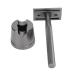 Shop Integration Safety Razor for Men - Brass Handle Double Edge Razor with Base - Premium Facial Care (Black) - Buy Online on GoSupps.com