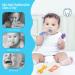 Baby Teething Toys Set - 4 Pcs | BPA Free Silicone Teether for Babies 0-12 Months | Soothes Sore Gums | Easy to Hold & Freezable Chew Toy - Buy Online on GoSupps.com