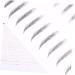 Angoily Black Eyebrows 4 Sheets Pairs Black Stickers Eyebrow Makeup Tools Simulation Eyebrow Disposable Eyebrow Stickers 6d - Buy Online on GoSupps.com