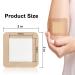 Carbou Silicone Foam Dressing 3x3 with Adhesive Border - Waterproof Wound Care Bandage 10 Pack - High Absorbency Wound Pad - Silicone Foam Bandage for Wound Care - Buy Online on GoSupps.com
