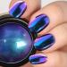 PrettyDiva Chameleon Chrome Nail Powder - Indigo Color Shifting Nail Powder with Multi Chrome Powders Mirror Nail Pigment, Magic Chameleon Mica Powder for Nails - Royalty