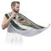 Animal White Tiger Beard Bib Apron Beard Hair Catcher for Men Shaving Fathers Day Anniversary Christmas Gifts for Dad Husband Beard Bib with 2 Suction Cups