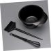 Beavorty 1 Set Hair Color Kit Tool Hair Coloring Bowl and Brush Hair Coloring Mixing Bowl Hair Coloring Brush and Bowl Salon Hair Coloring Bowl Pp Hair Dye Three Piece Suit re-usable - Buy Online on GoSupps.com