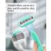 Pack of 2 Disposable Razors for Women - 5-Blade Full Body Hair Removal Razors in Green - International Shipping Available - Buy Online on GoSupps.com