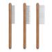 WEZCHUGHAOL 3 PCS Solid Wood Pet Combs Grooming Comb for Cat/Dog/Small Medium Pets Flea Lice Comb with Rounded Stainless Steel Teeth for Cats Dogs Rabbits Massage Removes Tangles and Loose Fur