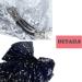 SALOCY Big Glitter Hair Bow Barrette Clip for Women Girls - 8 Inch Black+Silver Hair Accessory - Buy Online on GoSupps.com