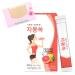 Korean Pink Grapefruit Hibiscus and Green Tea Powdered Iced Tea Hydration Drink Mix 10 Sticks 50g /1.76oz(5g x 10sticks) with Oil Blotting Papers