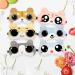 ELANE 6 Pcs Cute Cat Face Eye Mask Set for Travel, Naps, and Games - Soft and Lightweight Eyeshade for Women, Men, Girls, Teens - Buy Online on GoSupps.com