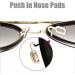 OPUGIT Silicone Nose Pads - Anti-Slip Rectangular Inserts | 5 Pairs Clear for Comfortable Eyewear - Buy Online on GoSupps.com