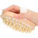 Luxury Shower Massage Brush - Wooden Body & Hair Spa Massager for Muscle Relaxation - Ideal for Men & Women - Buy Online on GoSupps.com