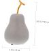 Zerodeko 1pc Simulated Fruit Ornaments Decorative Apples Tv Stand Decor Items Home Accents Decor Porcelain Figurine Bookcase Decor Work Desk Decor Vegetables Accessories Christmas Ceramics Silver M - Buy Online on GoSupps.com