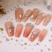 FEIlei Clear Nail Rhinestones 3D Nail Gems Nail Diamonds Pointed Back Nail Stones - Buy Online on GoSupps.com
