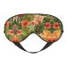 Hojas Tropicales Y Flores Print Ultra-Soft Light-Blocking Eye Mask for Optimal Comfort and Restful Sleep