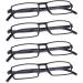 TERAISE Unisex Reading Glasses (Pack of 4) 2.0X - Stylish Lightweight & Durable Vision Solutions for All - Buy Online on GoSupps.com