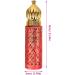 Uonlytech 4pcs Glass Perfume Bottles - Empty Essential Oil Sample Bottles for Women - Perfect for Travel & DIY - Buy Online on GoSupps.com