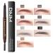 Double-ended Automatic Eyebrow Tinting Pencil with Brush - Dark Gray | ROMANTIC BEAR | International Shipping Available - Buy Online on GoSupps.com