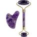Buy MESKEL Amethyst Rough Stone Gua Sha Scraper & Jade Roller - Anti-Wrinkle Beauty Skin Care Tool Set (Type 5) - International Shipping - Buy Online on GoSupps.com