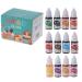 12 Color Natural Ink Food Coloring Cake Pastries Cookies Liquid Dye Pigment Baking Decor Fondant Cooking Icing DIY Craft