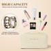 Large Capacity Aucuu PU Cosmetic Travel Bag | Multifunctional & Waterproof Organizer - Gift for Women | Milky White - Buy Online on GoSupps.com