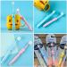 TOYANDONA 3 Pcs Kids Elephant Toothbrush Set | Infant Training & Cleaning | Oral Care for Children | Toddler Pink Yellow Blue - Buy Online on GoSupps.com
