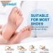 Norhogo Silicone Toe Separator - 4 Pairs for Pinky & Overlapping Toes Relief | Comfortable Toe Spreader for Pain & Pressure Relief - Buy Online on GoSupps.com