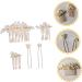 Beatifufu 1 Set Bride Wedding Hairpin Wedding Headdress Pearl Hairpin Pearl Hair Comb Bride Hair Fork Pearl Hair Side Comb Bride Hair Side Comb Pearl Bun Hairpin Pearl Hair Fork - Buy Online on GoSupps.com