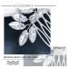 Crystal Wedding Hair Comb - Bridal Headpiece Rhinestone Hair Accessory for Bridesmaids and Girls - Buy Online on GoSupps.com