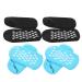 minkissy 2 Pairs Features Socks for Women Feet Moisturizing Spa Socks Spa Sock Foot Peel Calluses Socks Rough Skin Socks Moisturizer Socks Moisturizing Sock Essential Oil Miss Heel