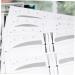 FOMIYES 24 Pcs 48 Eyebrow Card Eyebrow Styling Tool Eyebrow Stencils Sticker Eyebrow Pencil Eyebrow Trimming - Buy Online on GoSupps.com