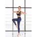 RAYPOSE High Waist Sports Leggings for Women - Opaque Yoga Pants with Pocket - Mesh Long Sports Pants - 1089 Blue S - International Shipping Available - Buy Online on GoSupps.com