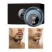 Rasoir pour le visage pour homme | Tondeuse barbe pour le visage Rasoir portable pour salle de bain chambre coucher voyage et pour p re ami mari Bleu