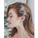 Evild Rhinestone Wedding Hair Comb - Bridal Headpiece with Pearls, Crystals, and Flowers for Brides and Bridesmaids - Buy Online on GoSupps.com