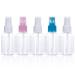 Prochive 5 x 50 ml Beauty Transparent Plastic Atomiser Empty Mist Spray Bottles Set for Perfume Water (Random Color)