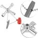 10-Piece Triangular Tool Key Set for Utensil & Key Cabinets - Craft & Cross Keys - Buy Online on GoSupps.com