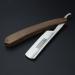 Men's Shaving Brush Razor with Box | Classic Wood Handle Barber Razor (Brown) - Premium Quality for Smooth Shaves - Buy Online on GoSupps.com